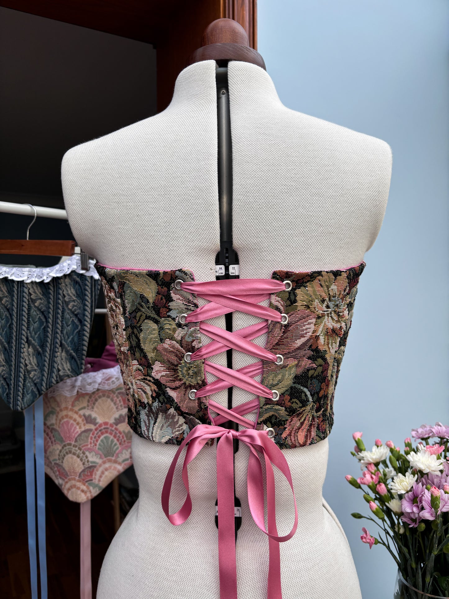 ‘Flowerbed Folly' Corset | M Curved Bust