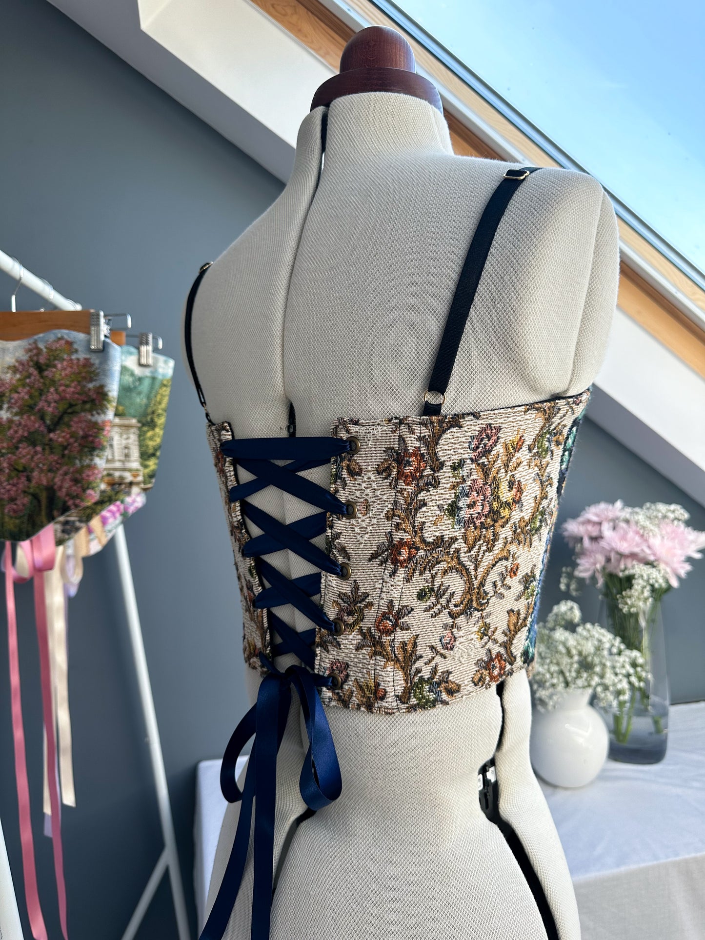 'Butterfly Whisper' Corset | XS Straight Bust
