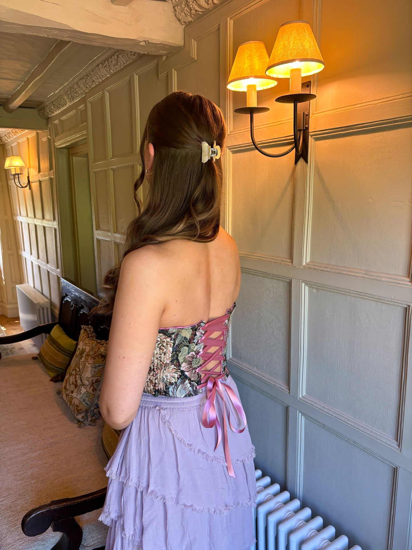 ‘Flowerbed Folly' Corset | M Curved Bust