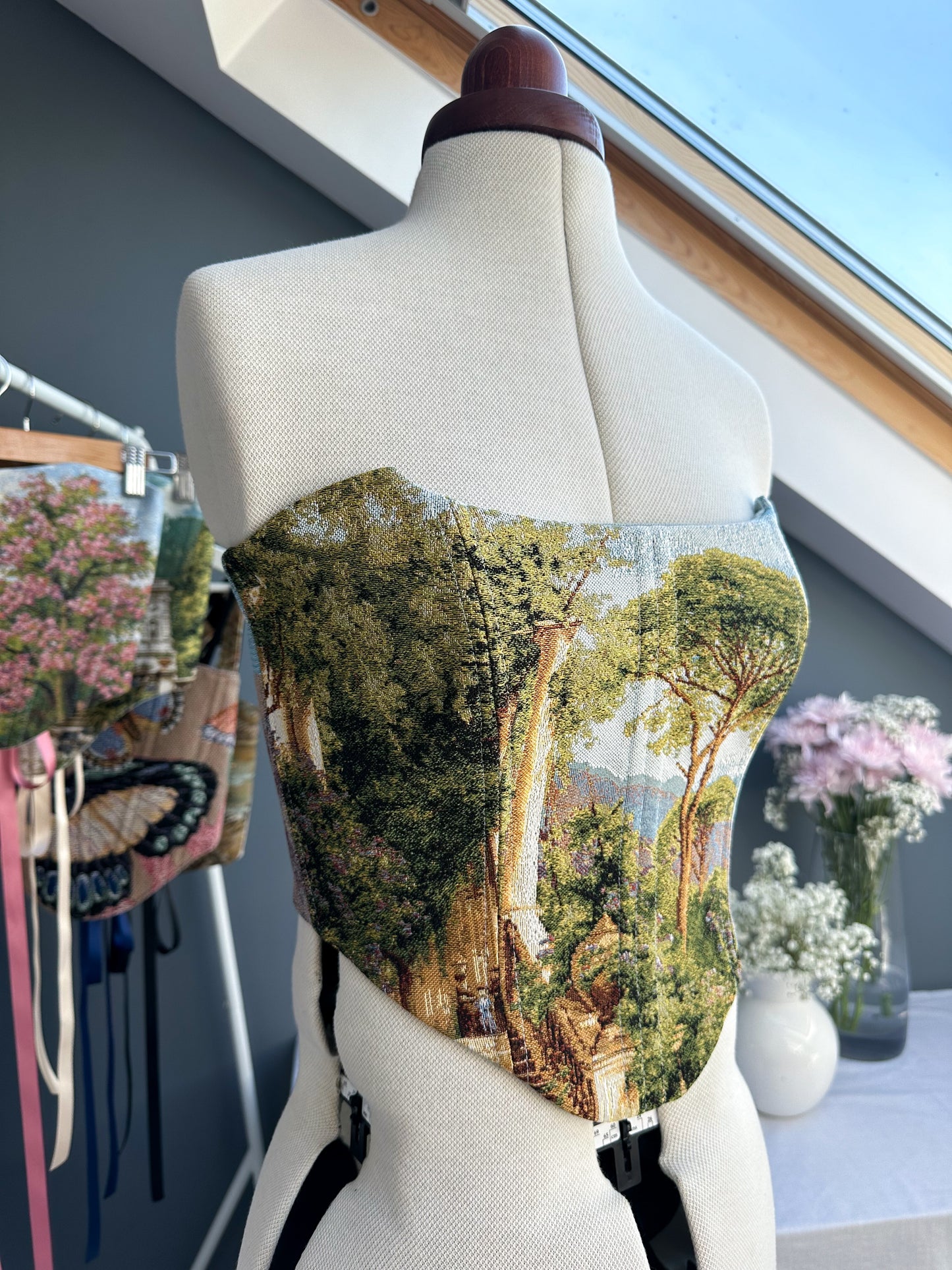 'Lost in Bloom' Corset | S Curved Bust