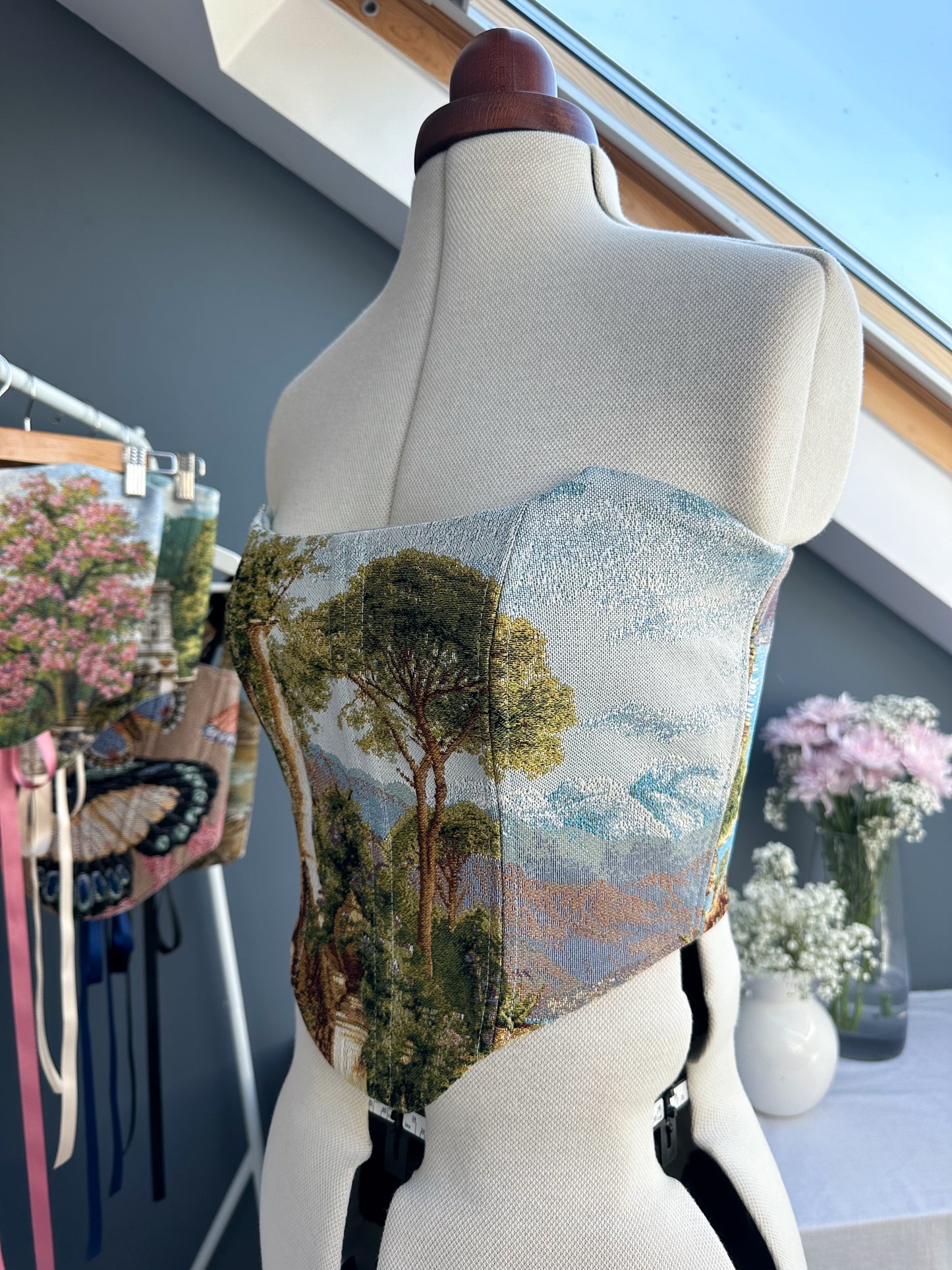 'Lost in Bloom' Corset | S Curved Bust
