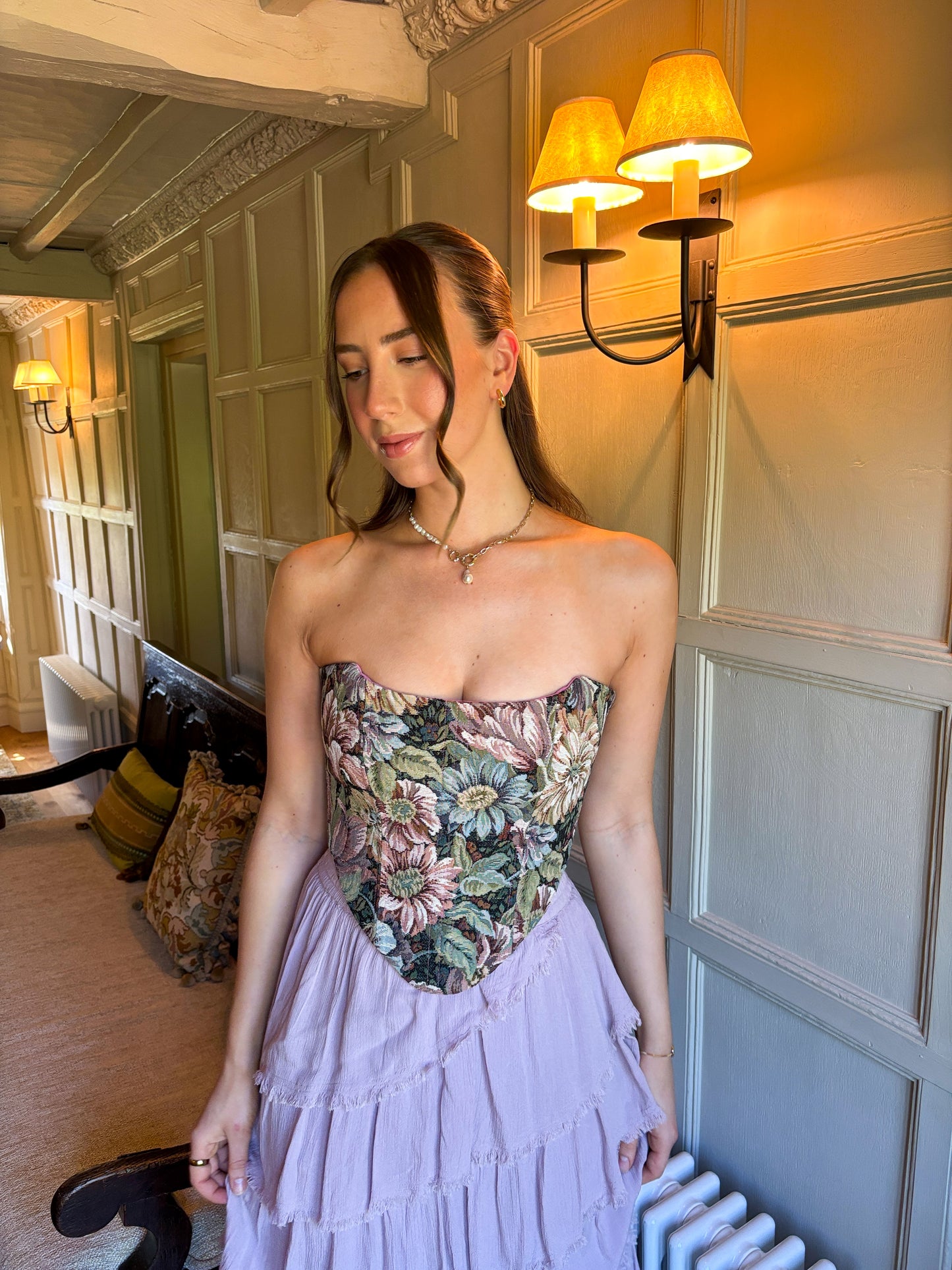 ‘Flowerbed Folly' Corset | M Curved Bust