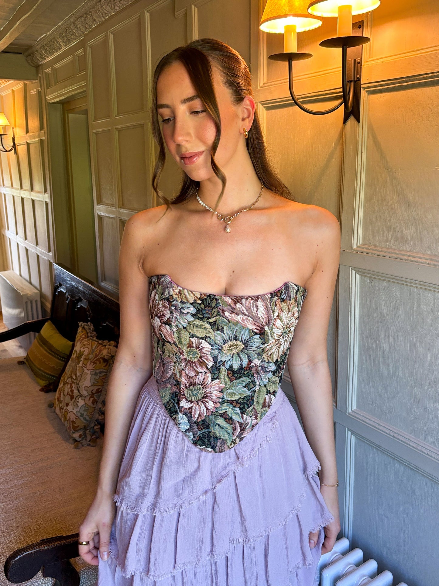 ‘Flowerbed Folly' Corset | M Curved Bust