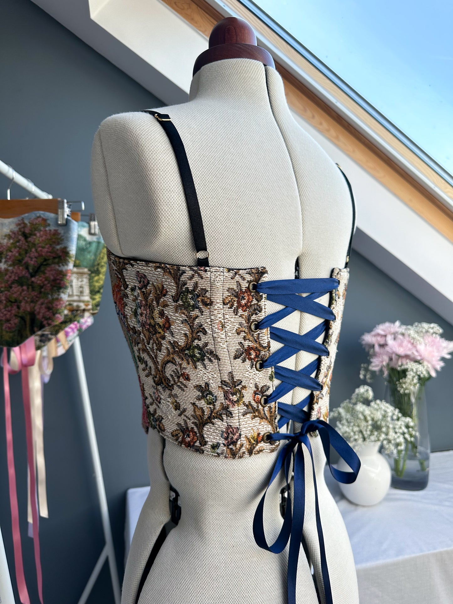 'Butterfly Whisper' Corset | XS Straight Bust