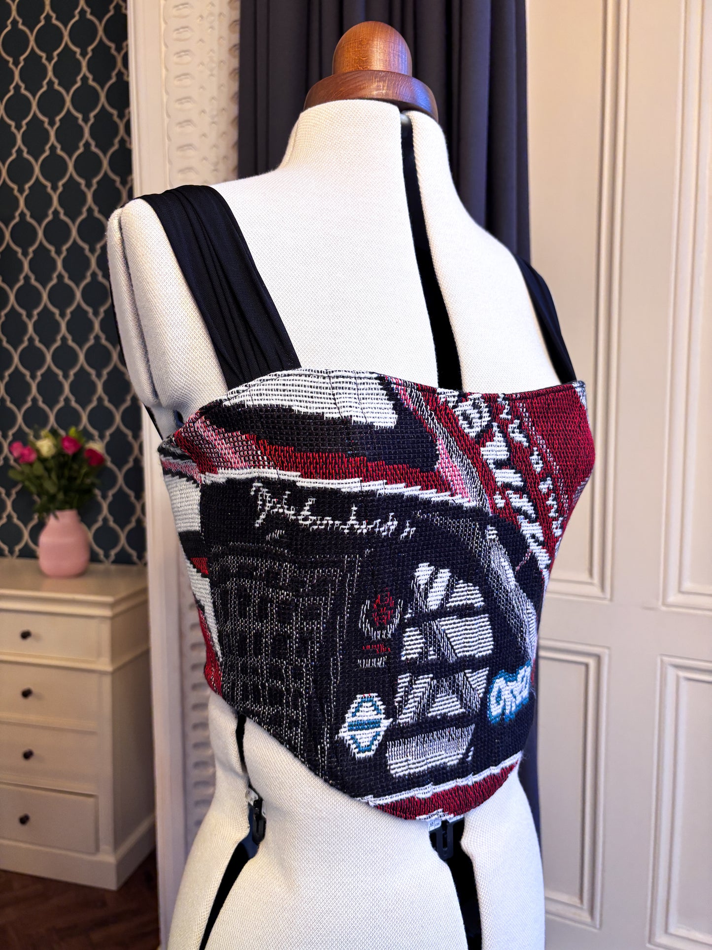 'Racer’s Allure' Corset | M Straight Bust