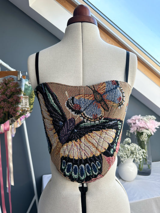 'Butterfly Whisper' Corset | XS Straight Bust