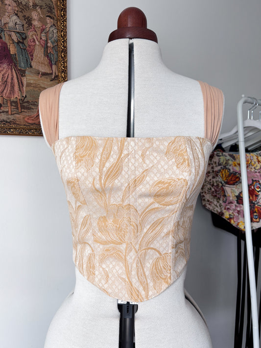 'Garden Veil' Corset | S Curved Bust