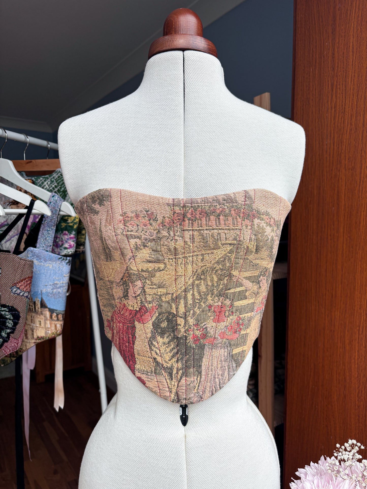 'Flower Maidens' Corset | XXS Straight Bust