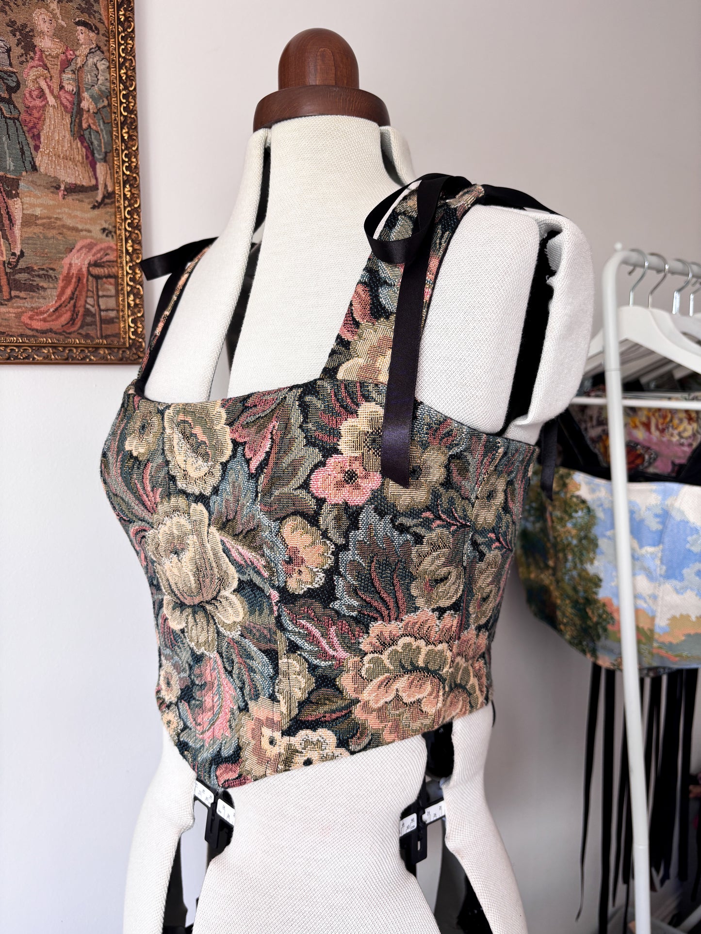 ‘Dried Floret' Corset | M Curved Bust