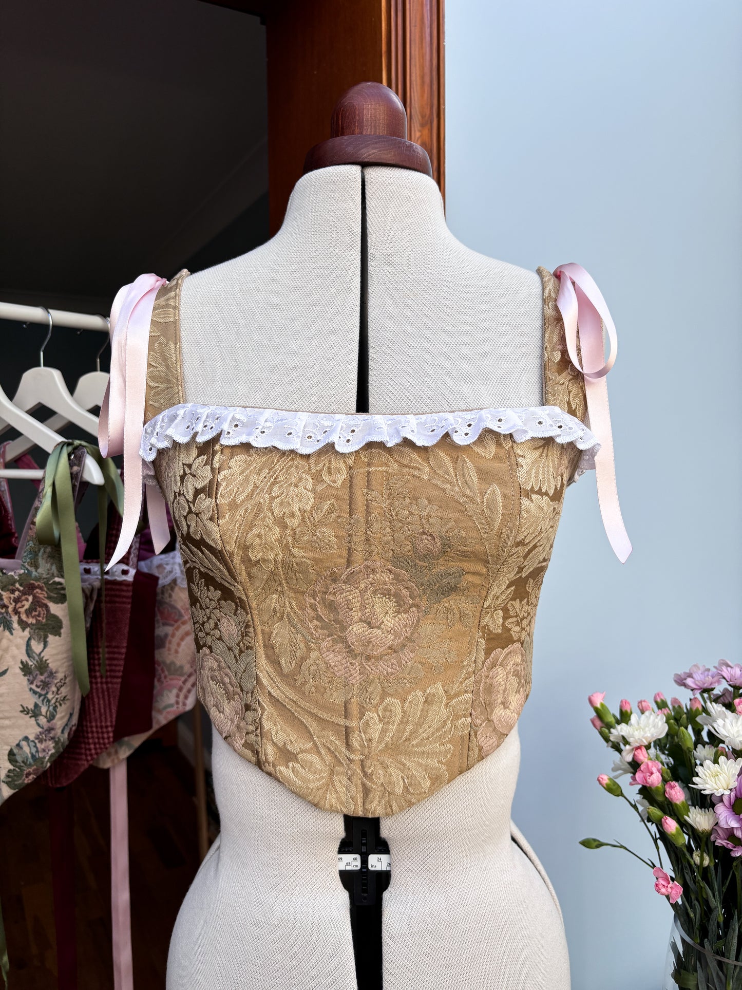 'Golden Grace' Corset | S Curved Bust