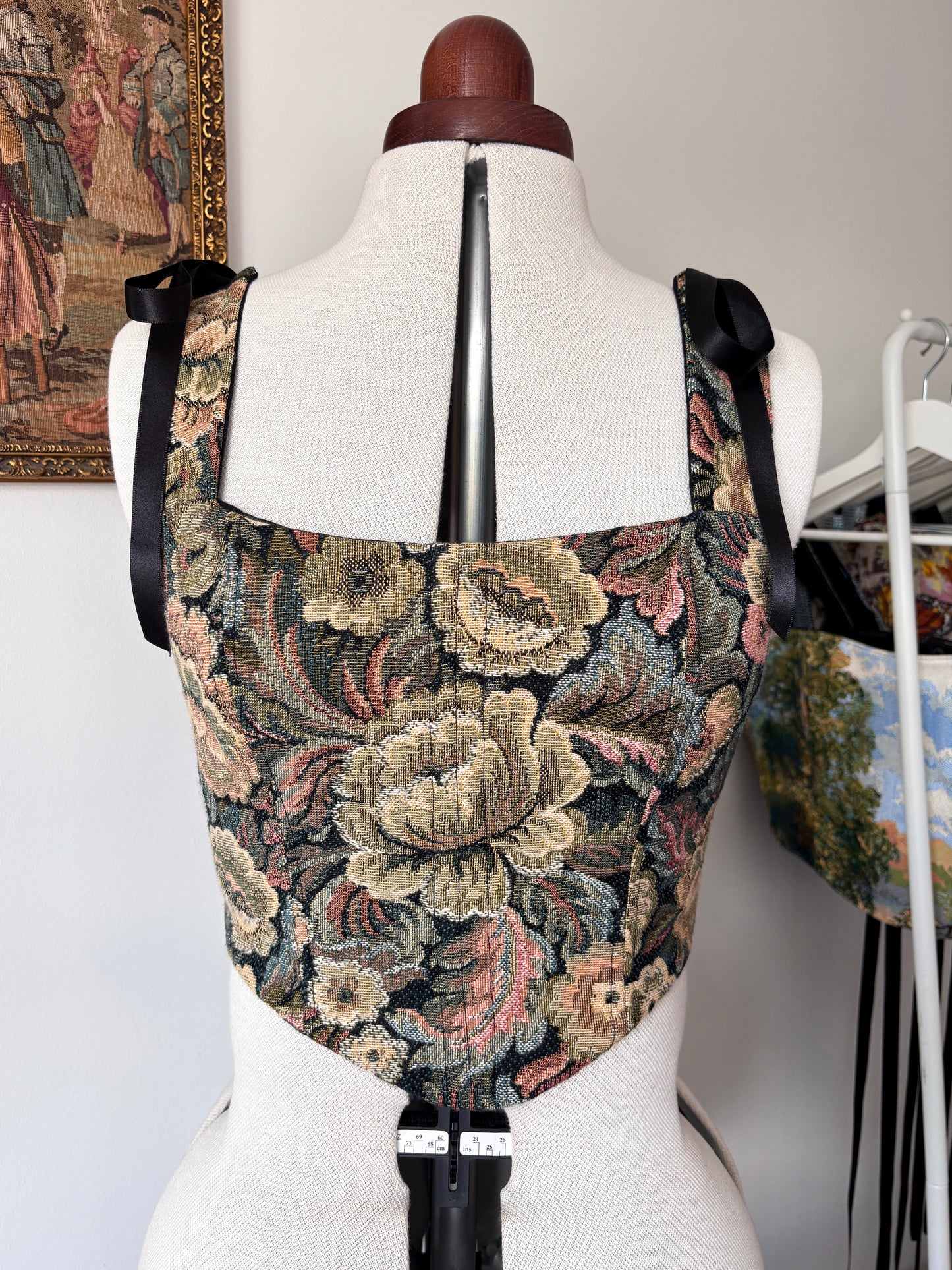 ‘Dried Floret' Corset | M Curved Bust