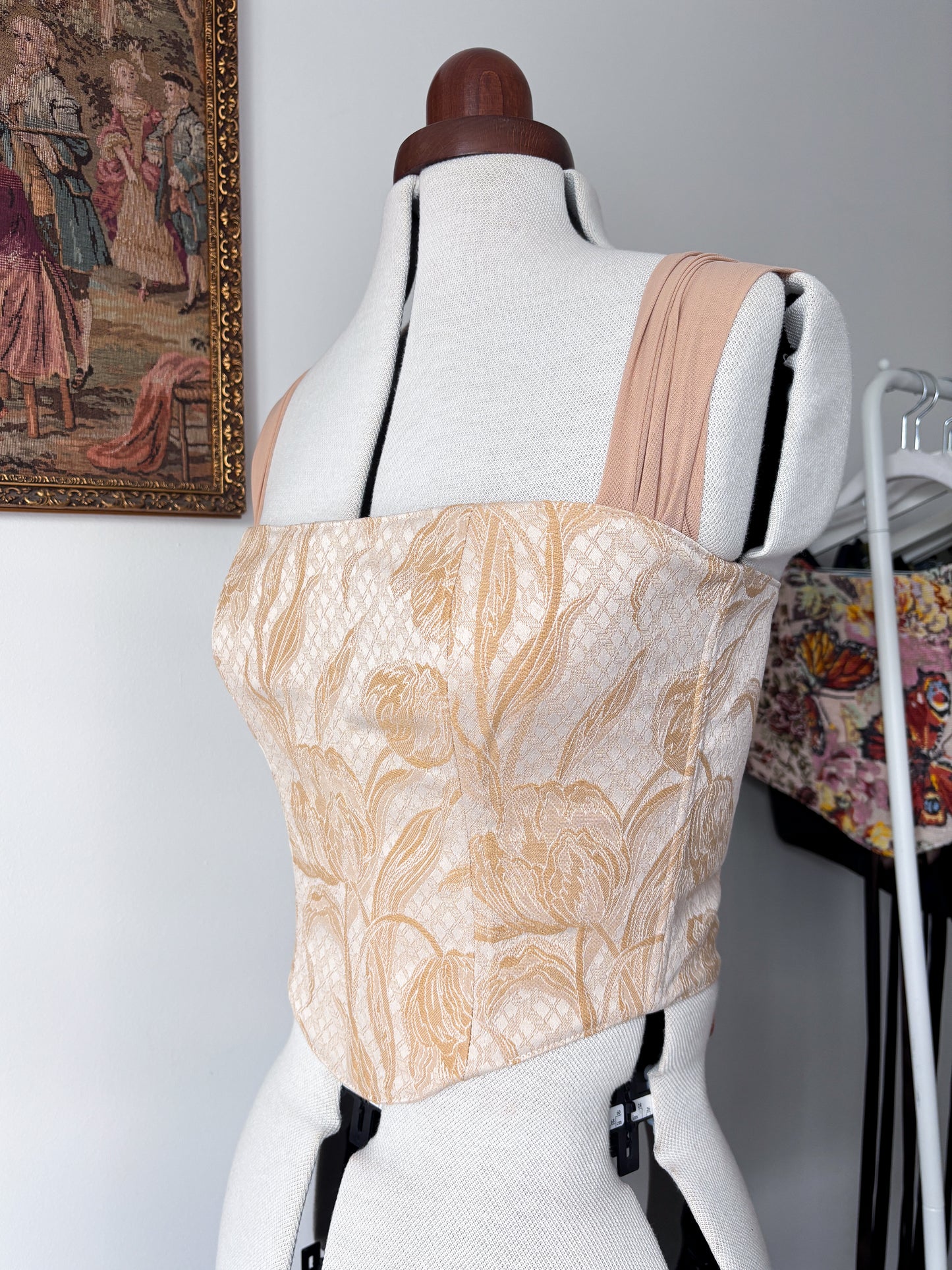 'Garden Veil' Corset | S Curved Bust