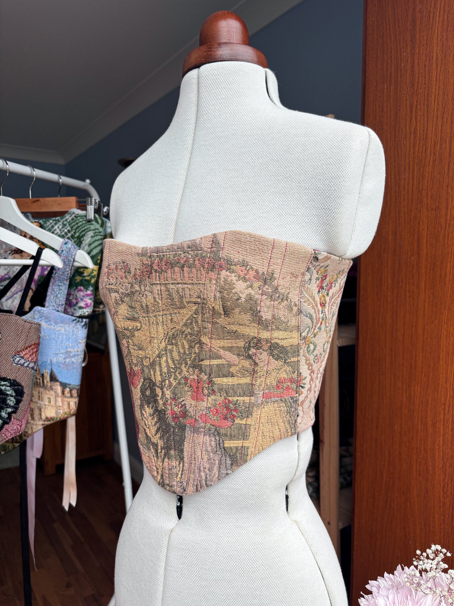 'Flower Maidens' Corset | XXS Straight Bust