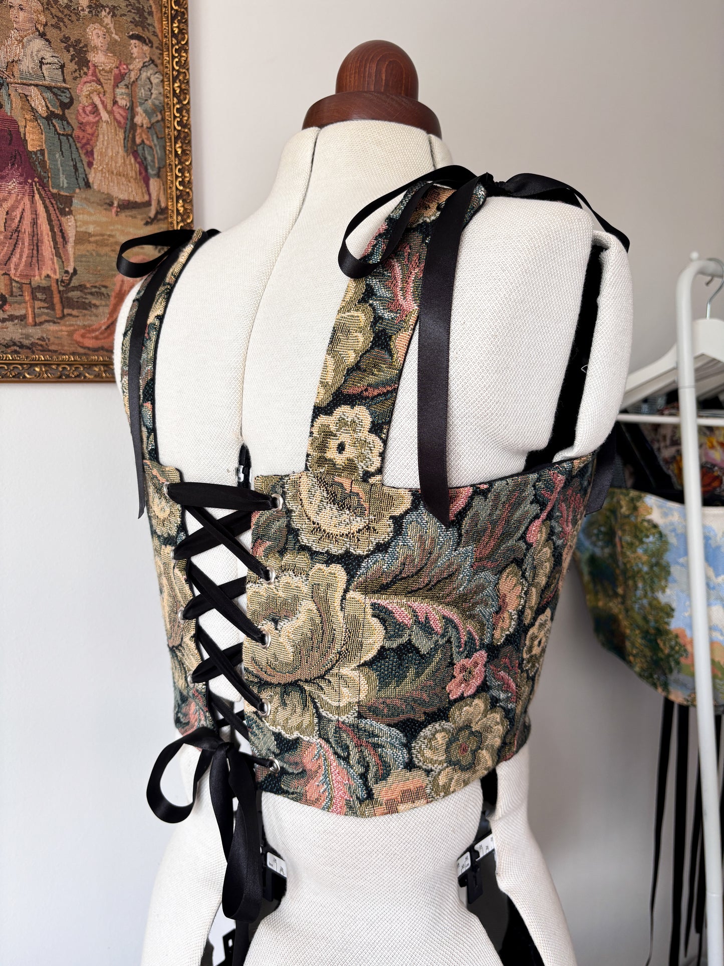 ‘Dried Floret' Corset | M Curved Bust