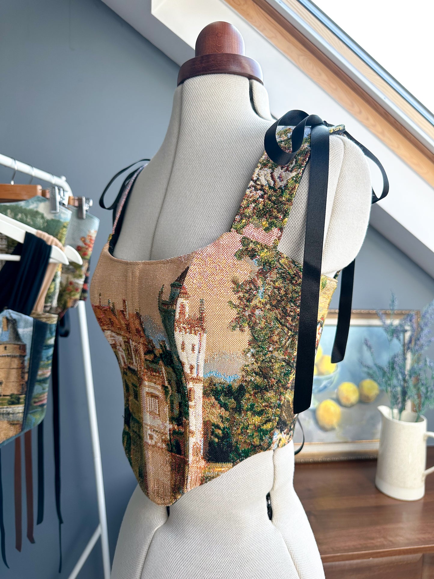 ‘Sunset Court’ Corset | XS Curved Bust