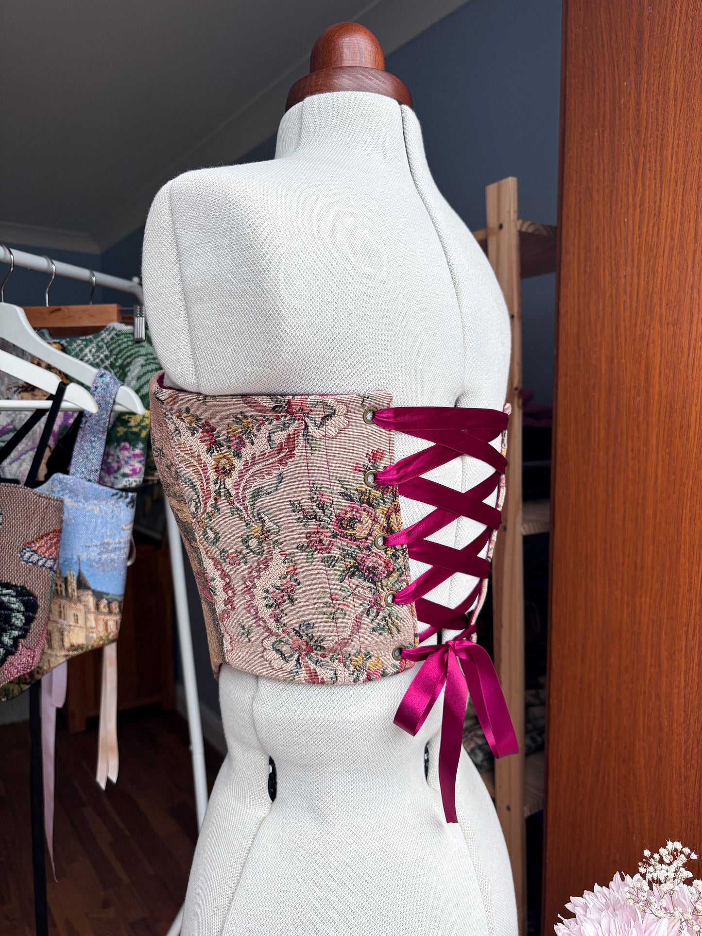 'Flower Maidens' Corset | XXS Straight Bust