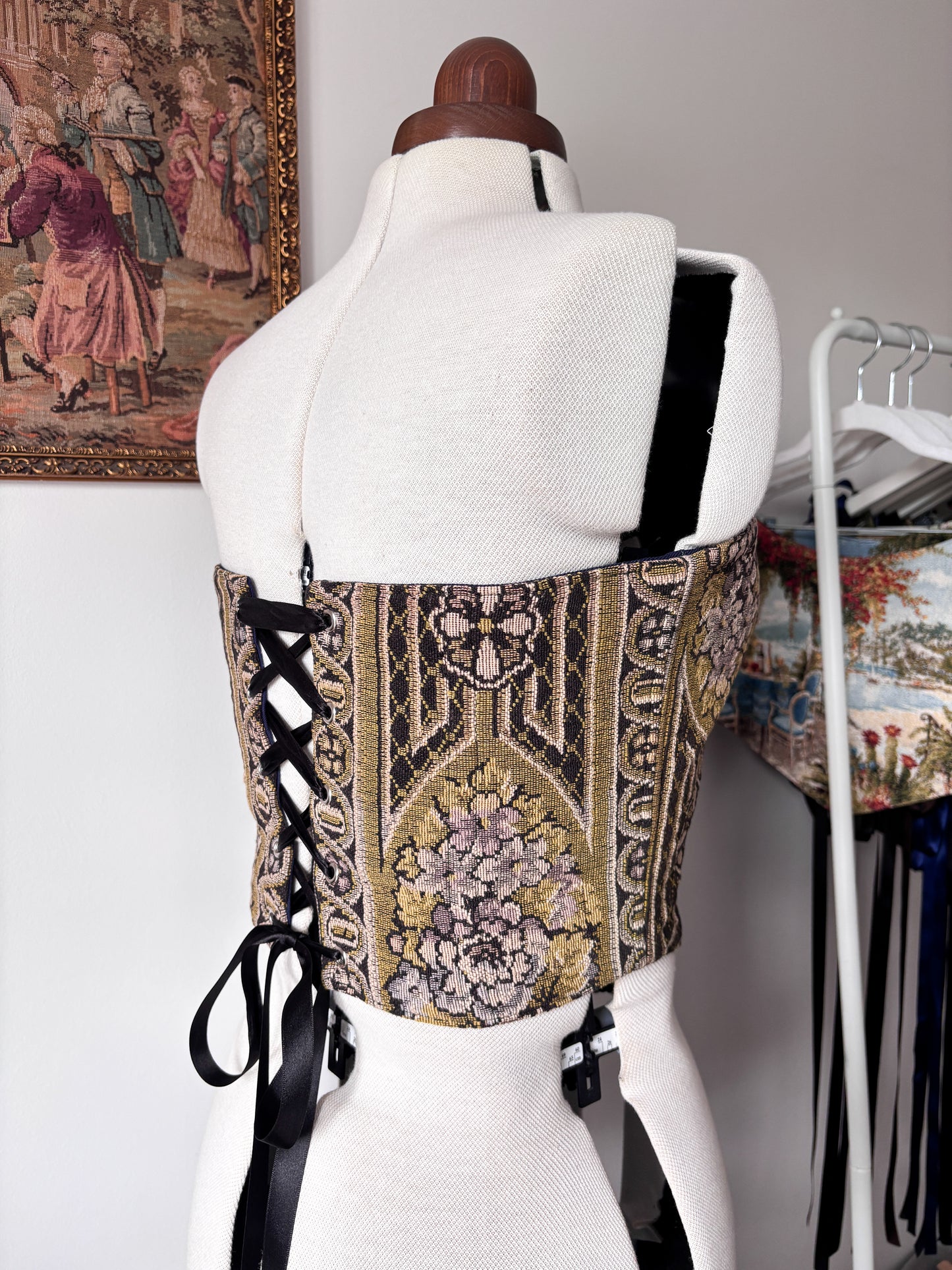 ‘Evergreen' Corset | M Curved Bust