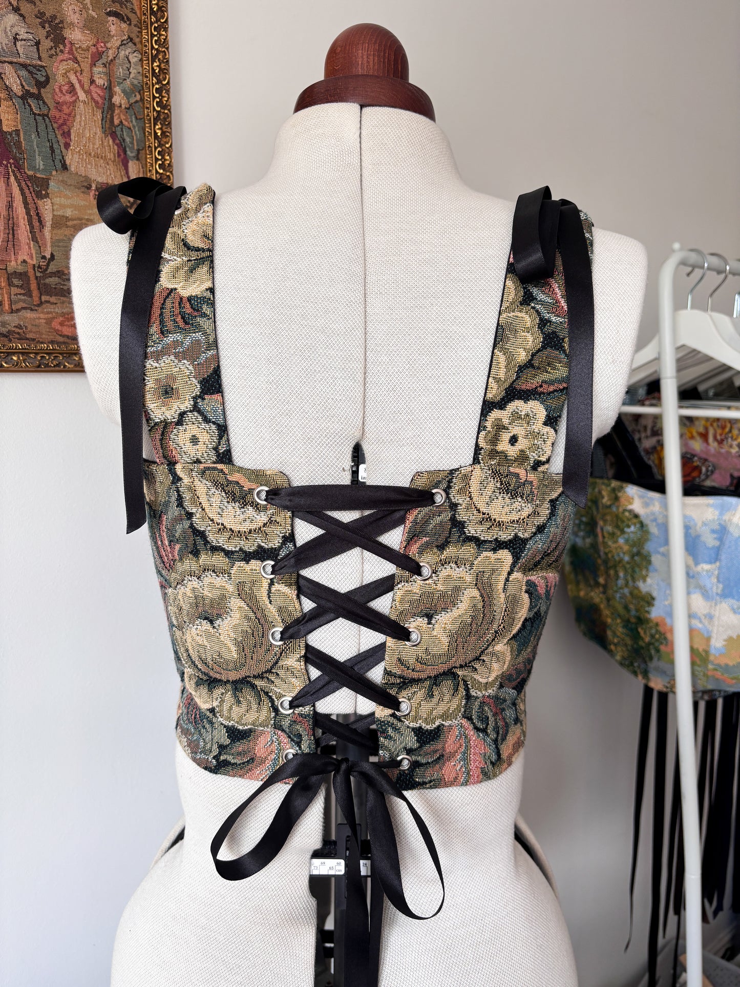 ‘Dried Floret' Corset | M Curved Bust