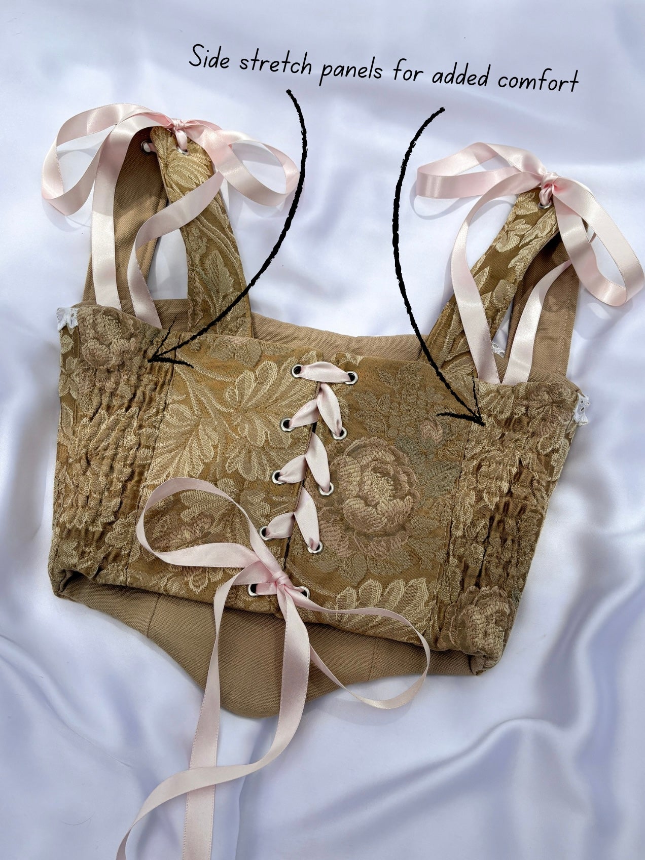 'Golden Grace' Corset | S Curved Bust