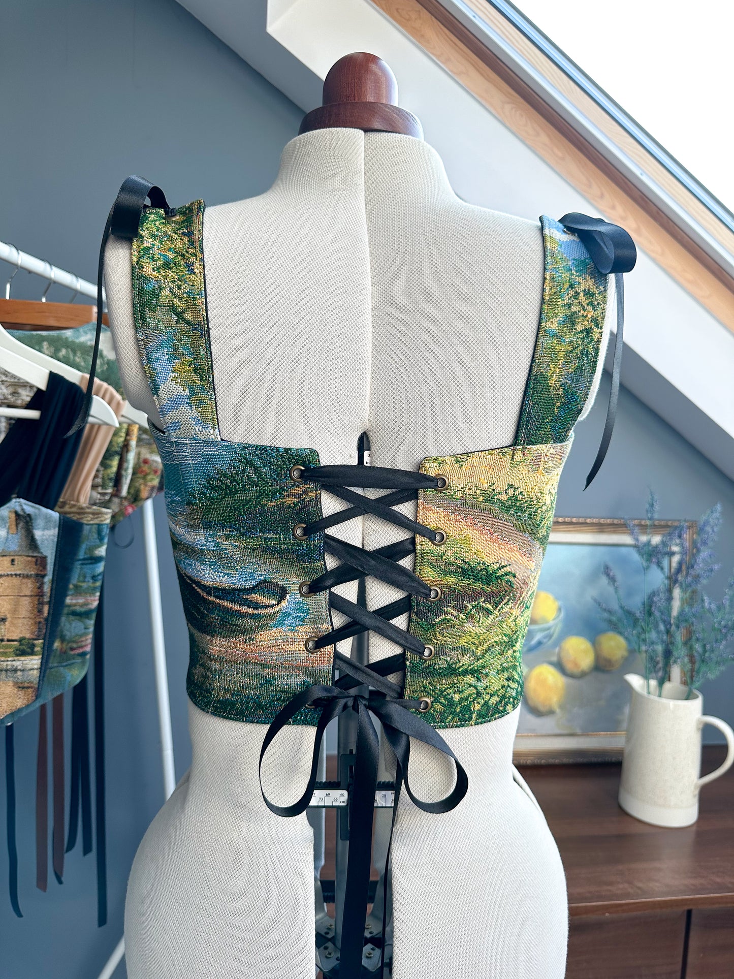 'Sunlit Meadow' Corset | L Curved Bust