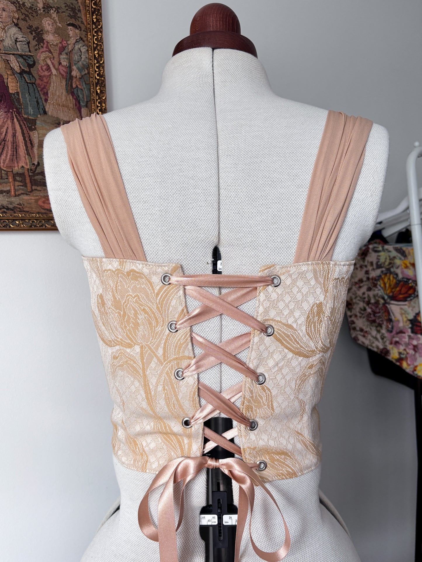 'Garden Veil' Corset | S Curved Bust
