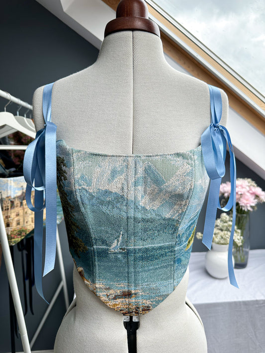 'Mountain Drift' Corset | XS Curved Bust