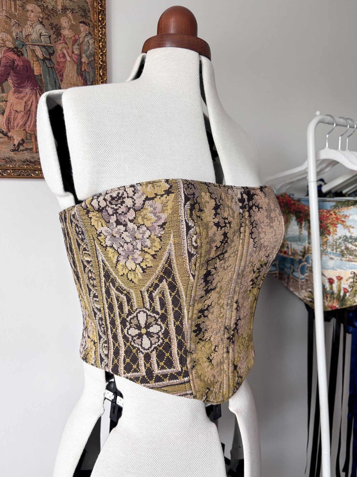 ‘Evergreen' Corset | M Curved Bust