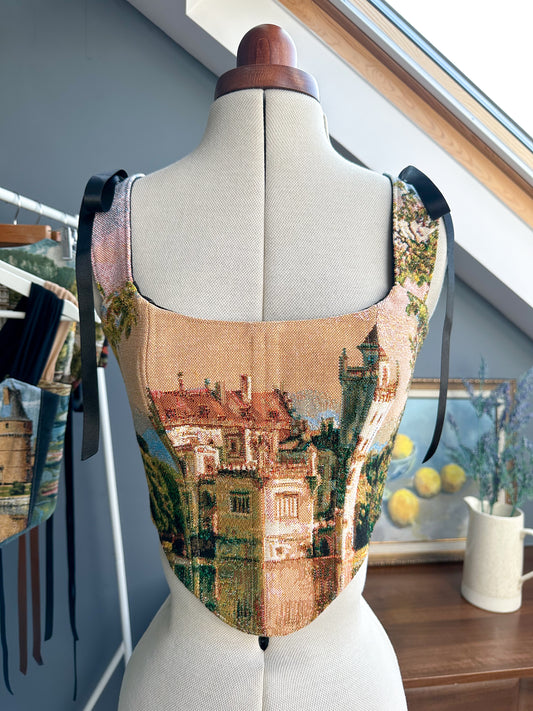 ‘Sunset Court’ Corset | XS Curved Bust