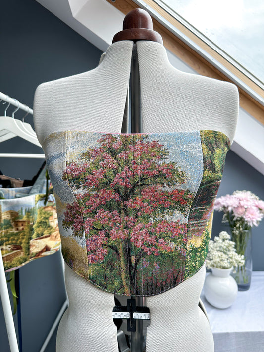 'Pink Petal' Corset | L Curved Bust