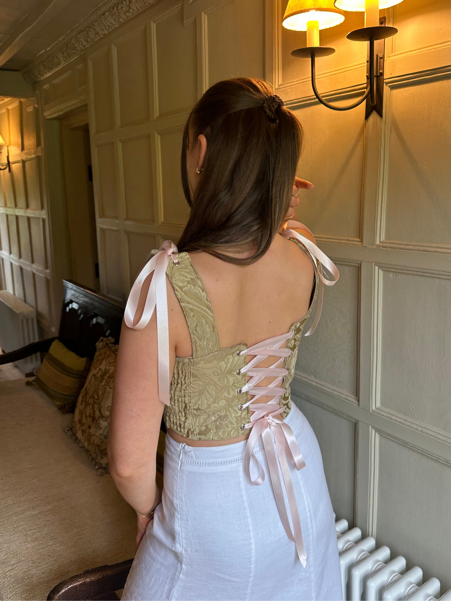 'Golden Grace' Corset | S Curved Bust