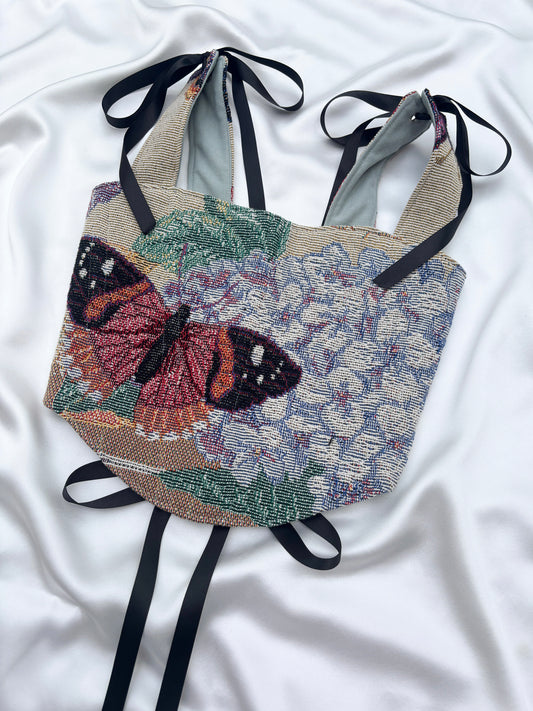 'Butterfly Kisses' Corset | XS Straight Bust