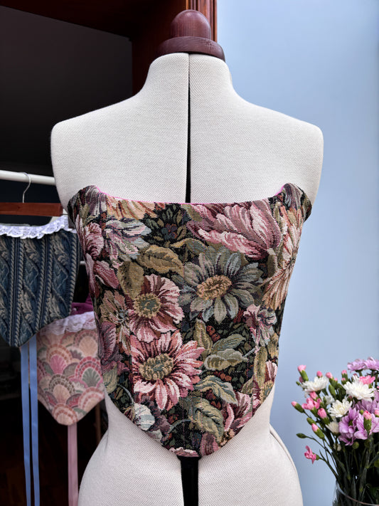 ‘Flowerbed Folly' Corset | M Curved Bust