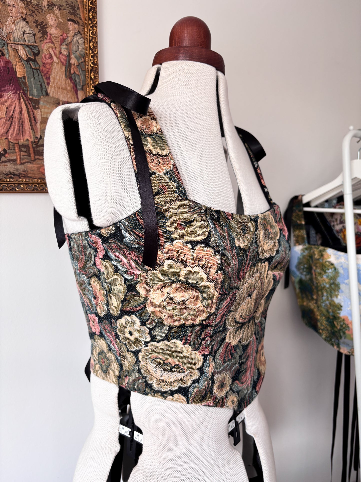 ‘Dried Floret' Corset | M Curved Bust