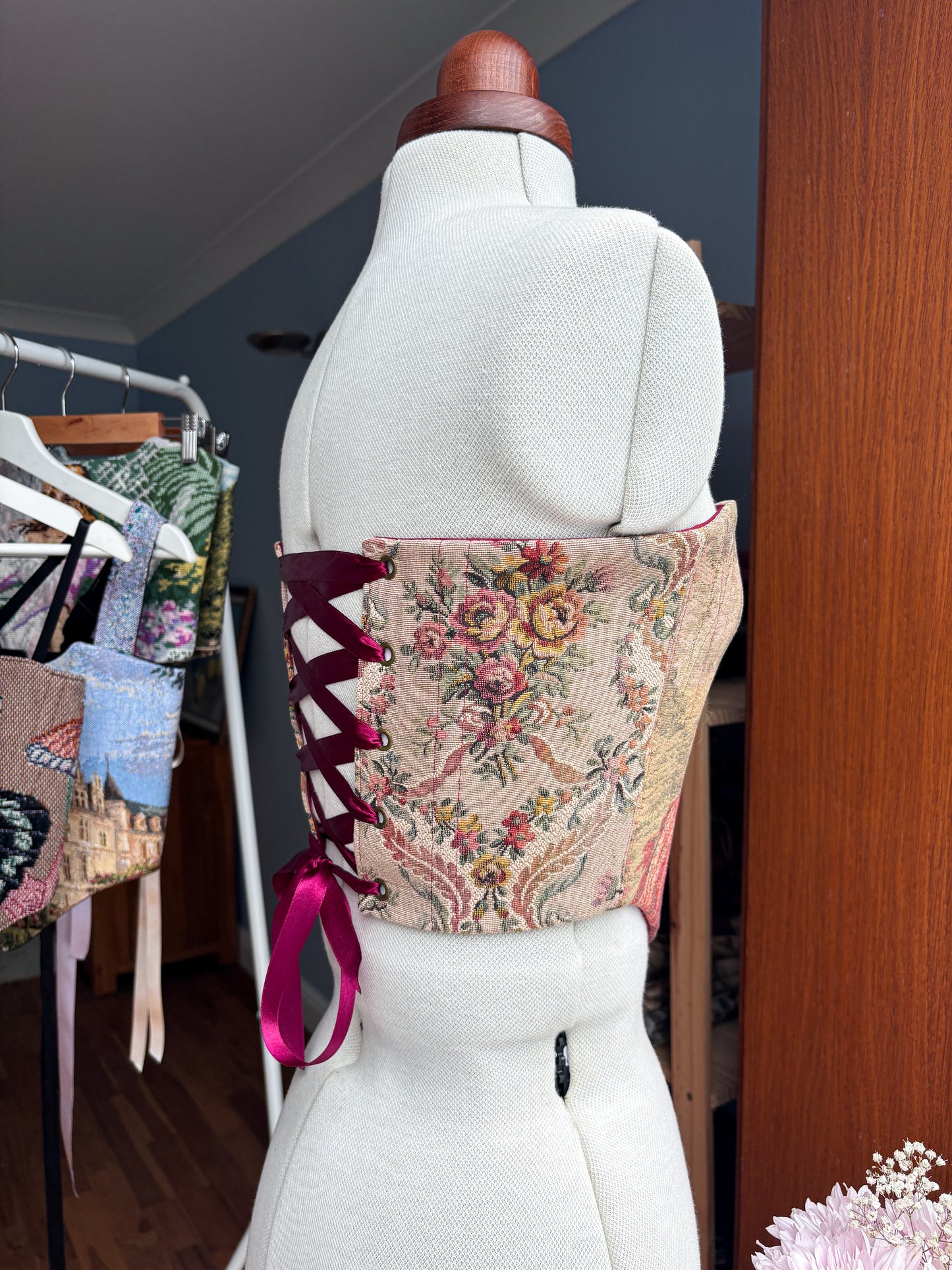 'Flower Maidens' Corset | XXS Straight Bust