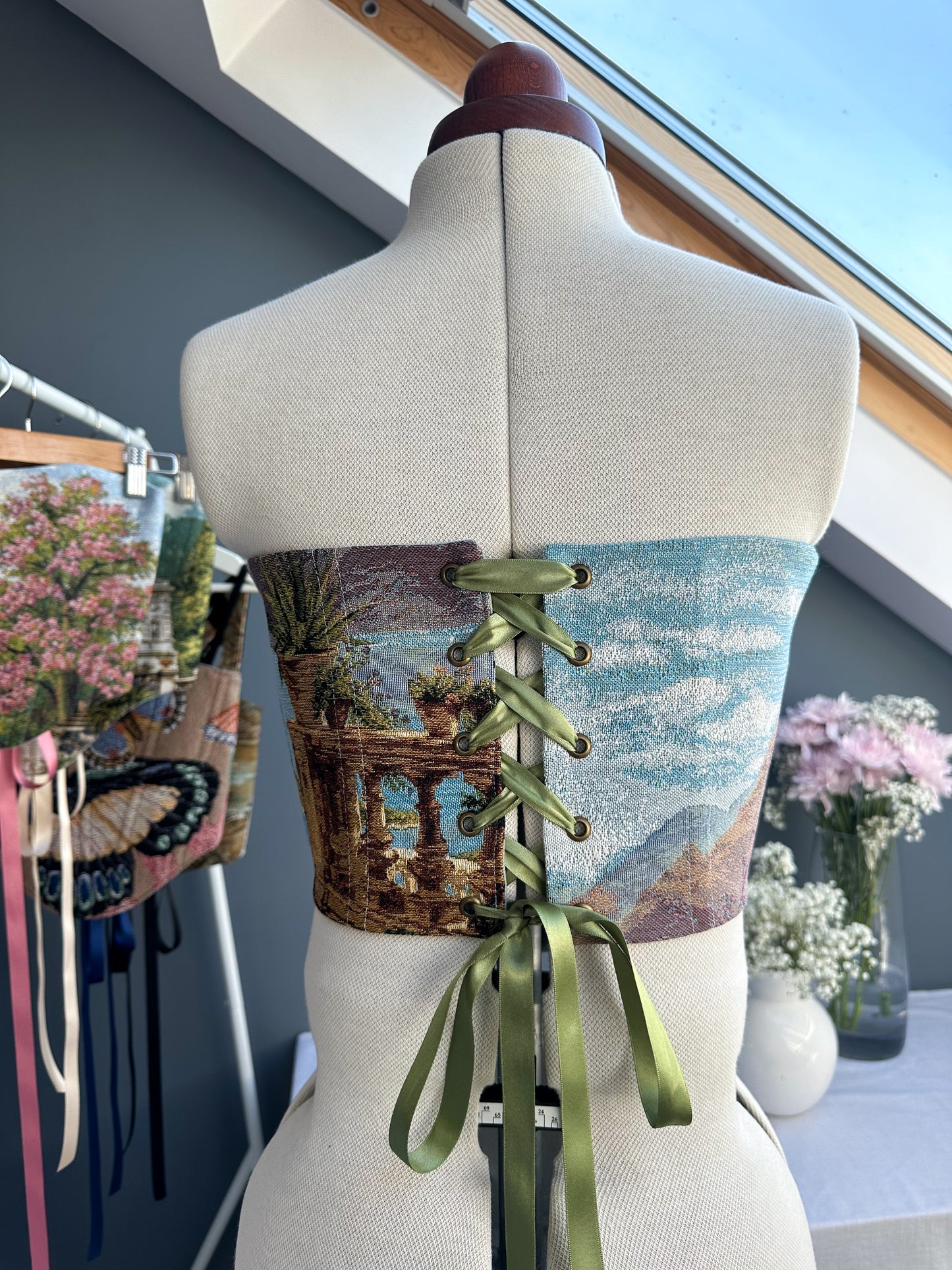'Lost in Bloom' Corset | S Curved Bust