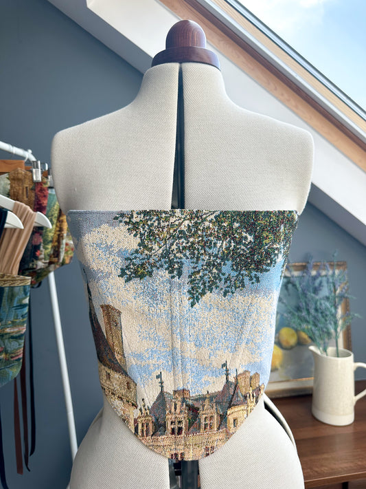 'Lavender Court' Corset | M Straight Bust