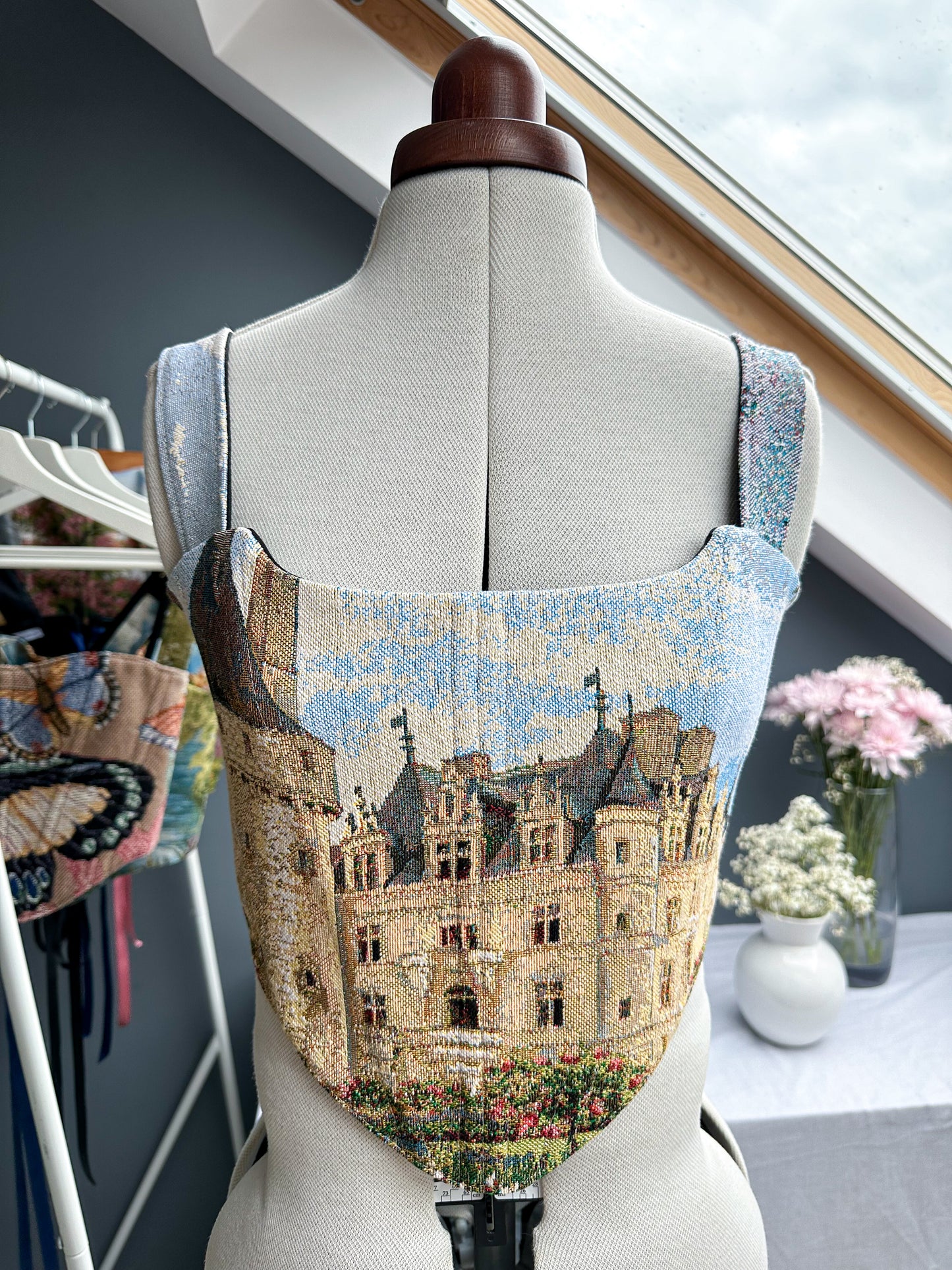 'Rose Manor' Corset | M Straight Bust