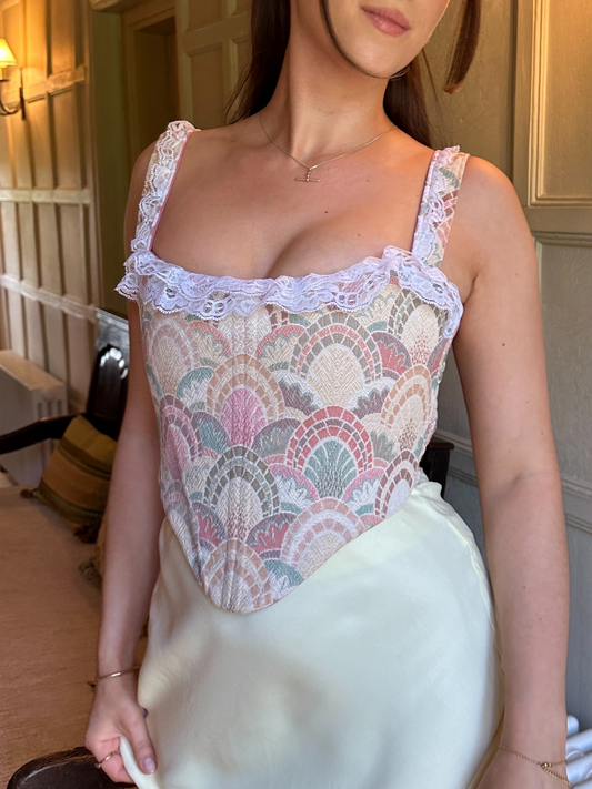 'Pastel Dream' Corset | S Straight Bust