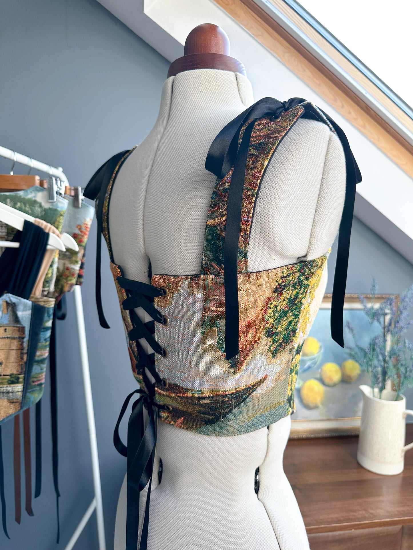 ‘Sunset Court’ Corset | XS Curved Bust