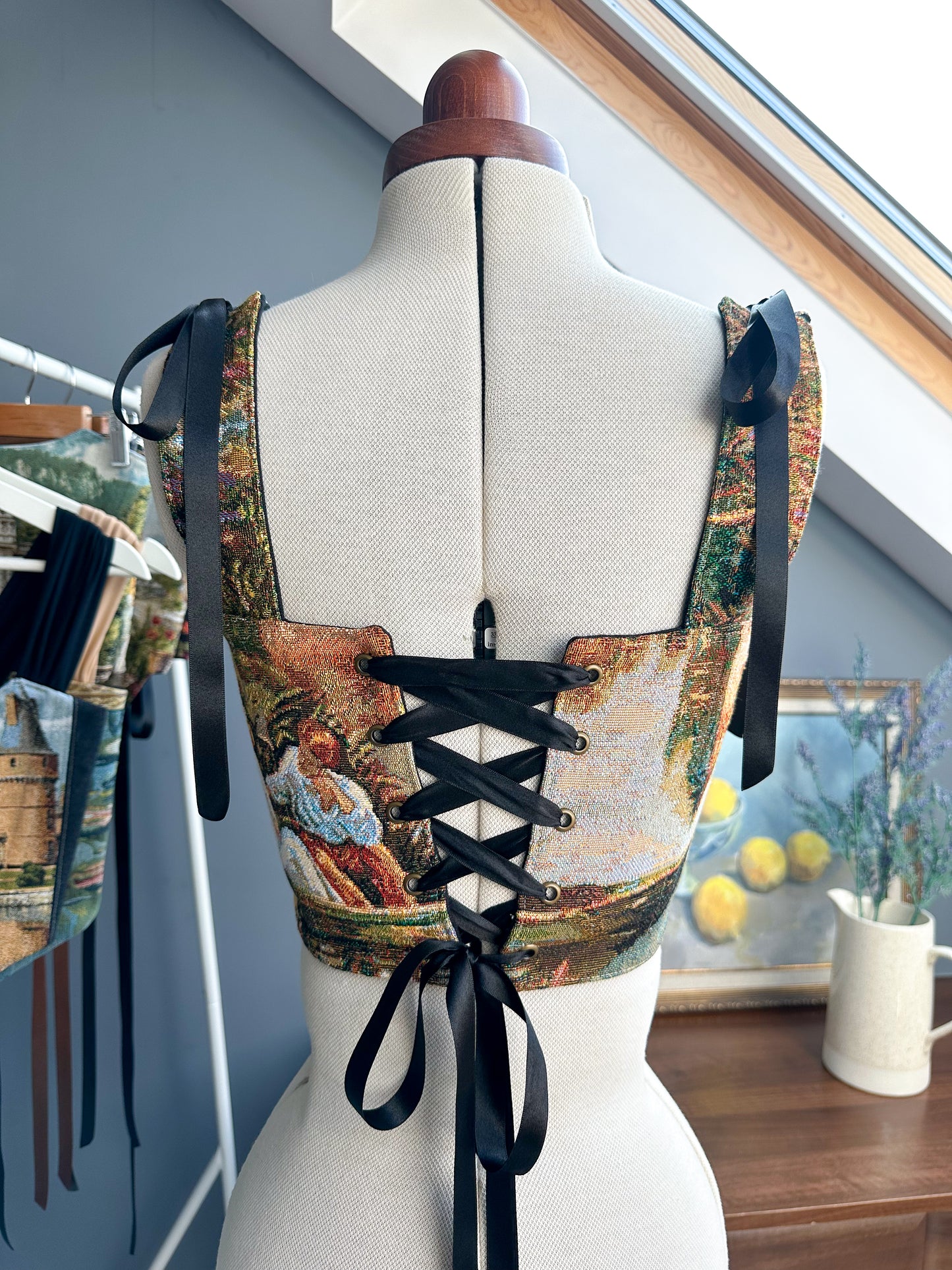 ‘Sunset Court’ Corset | XS Curved Bust