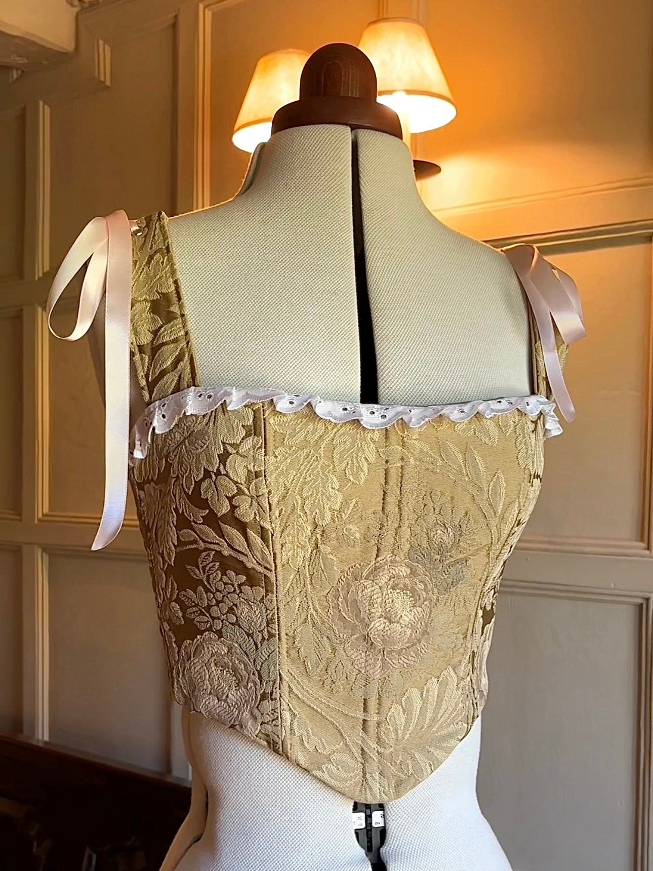 'Golden Grace' Corset | S Curved Bust