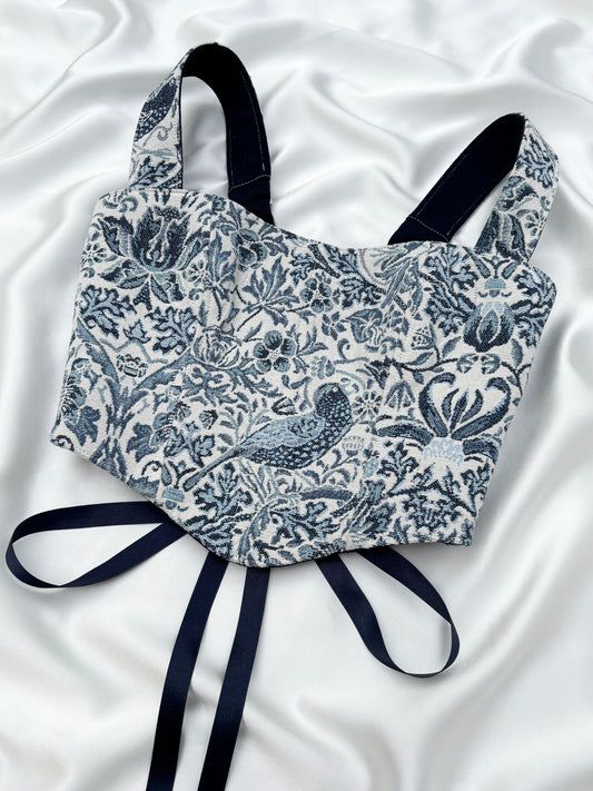 ‘Bluebird’ Corset | Made-to-order