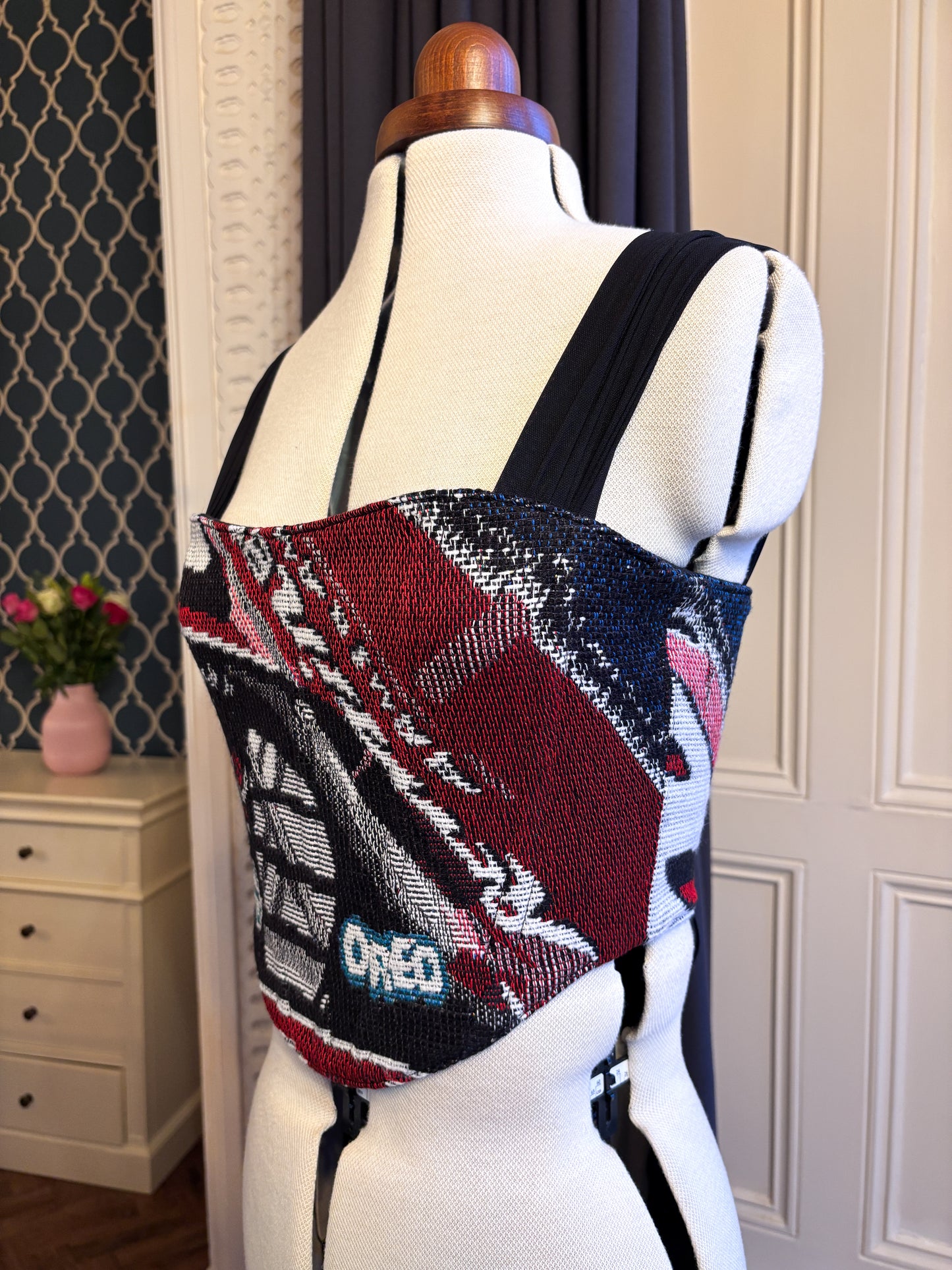 'Racer’s Allure' Corset  | M Straight Bust