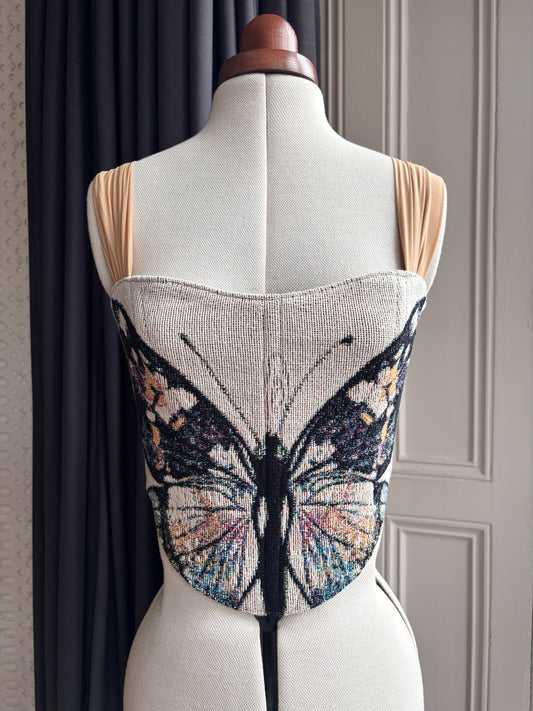 'Butterfly Butterfly' Corset | M Straight Bust