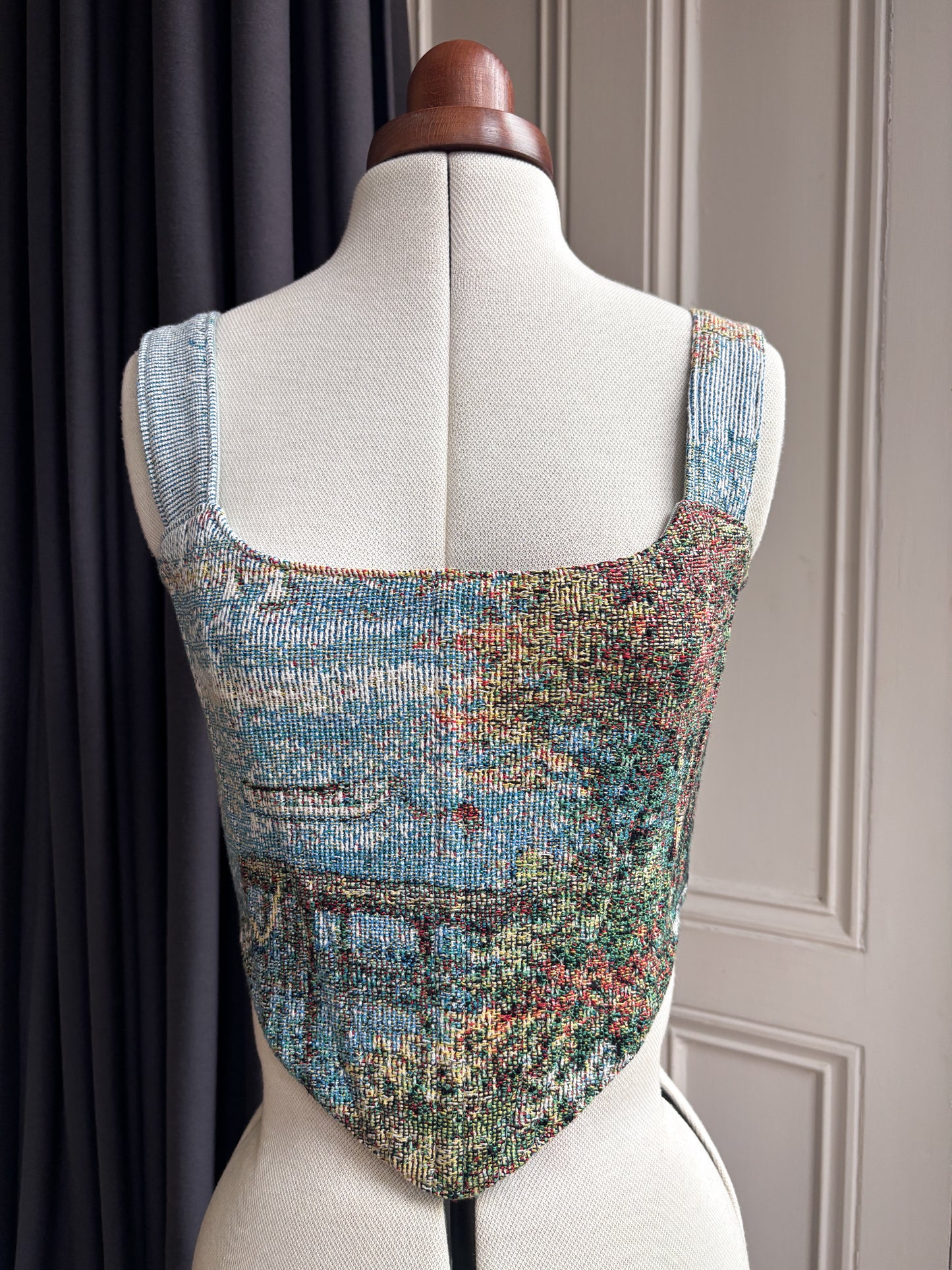 'Lakefront Mirage' Corset | M Straight Bust