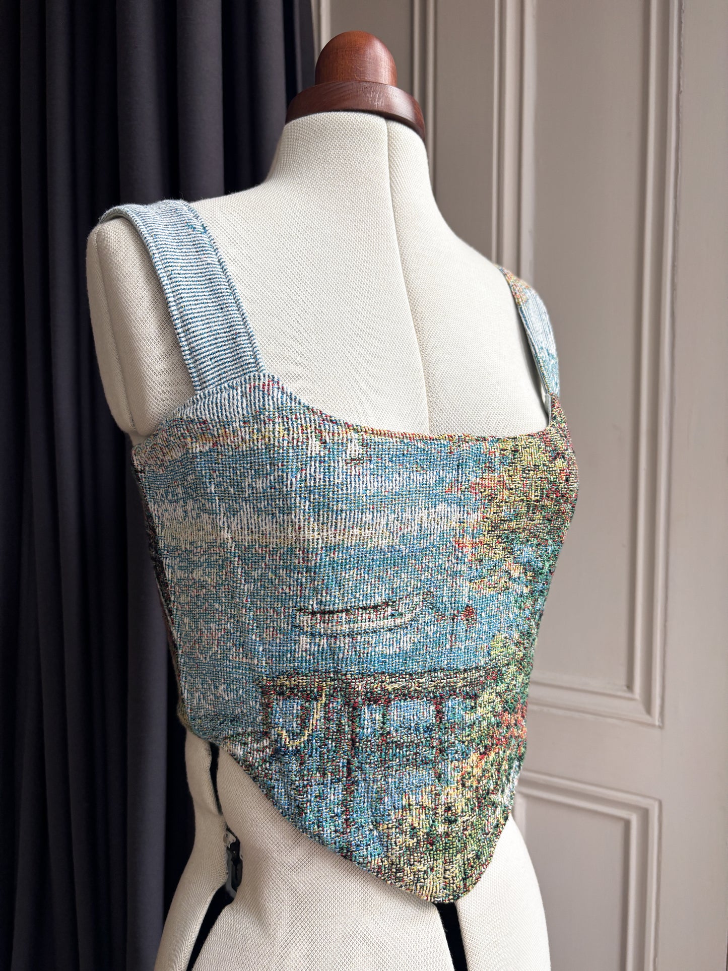 'Lakefront Mirage' Corset | M Straight Bust