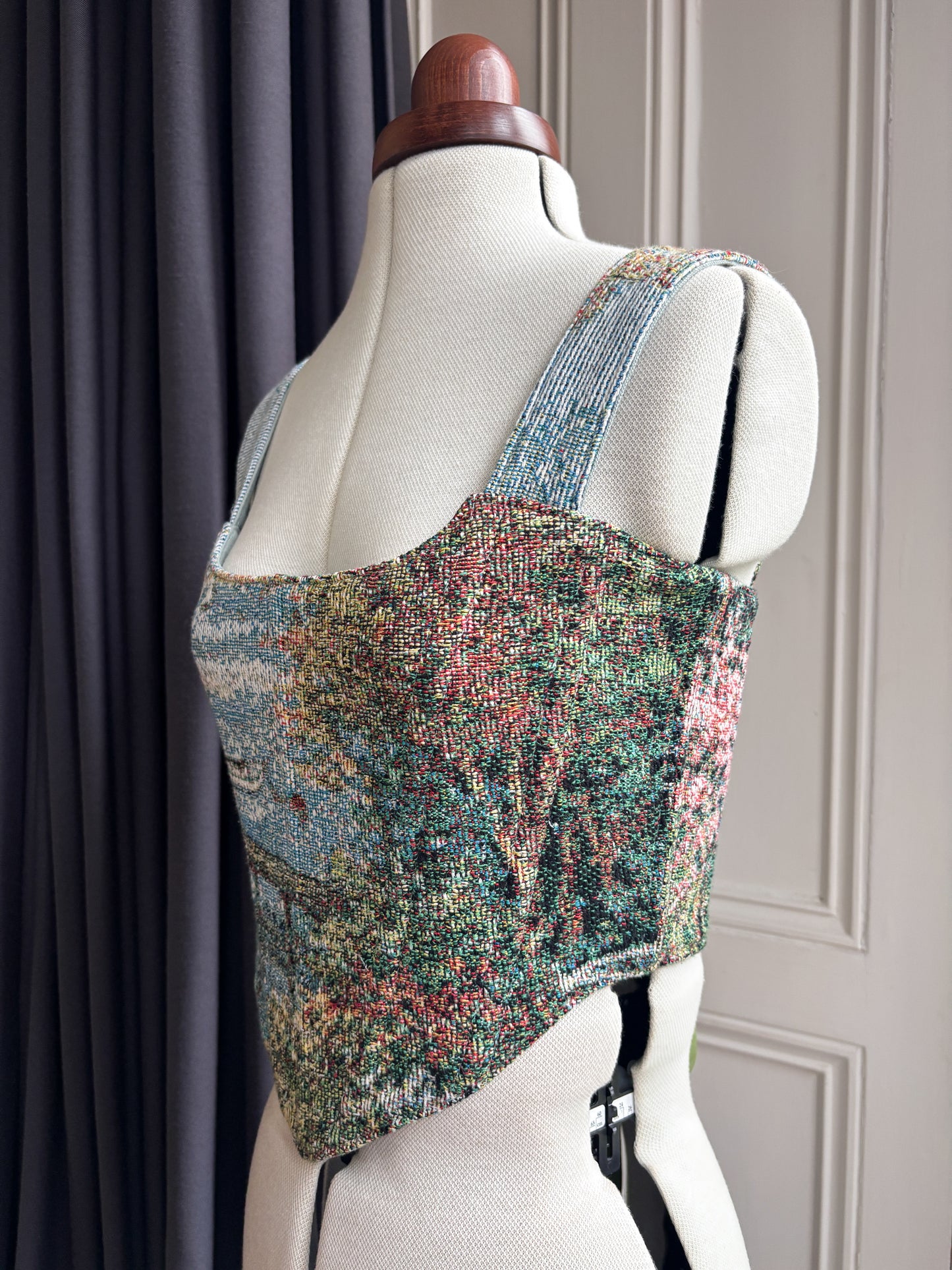 'Lakefront Mirage' Corset | M Straight Bust