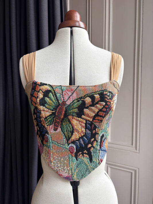 'Butterfly Bloom' Corset | S Curved Bust