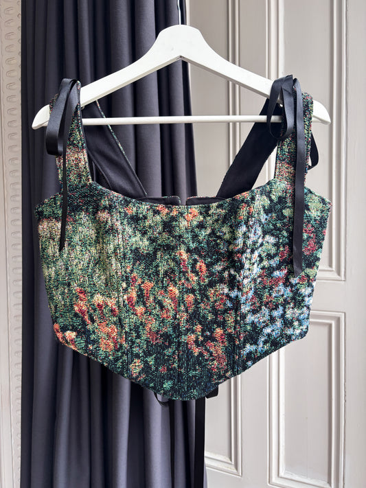 'Fleur Mist' Corset | L Curved Bust