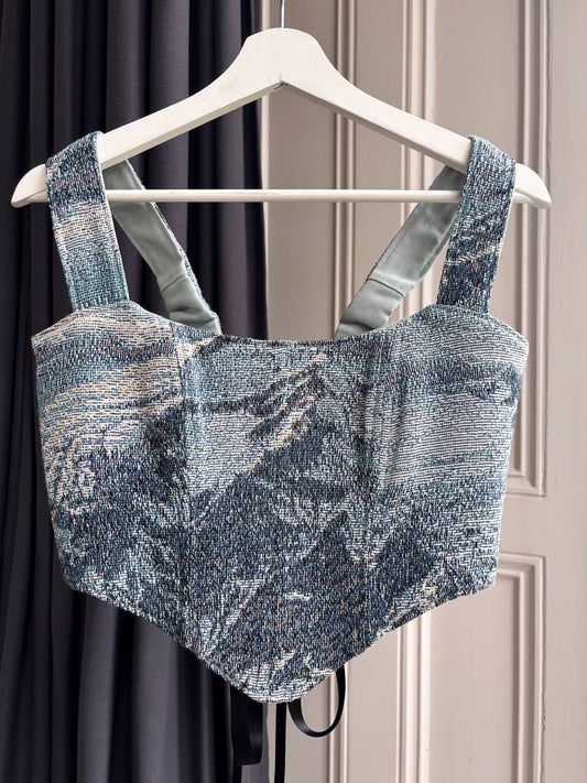'Glacier Dream' Corset | M Curved Bust